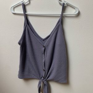 Purple baggy tank